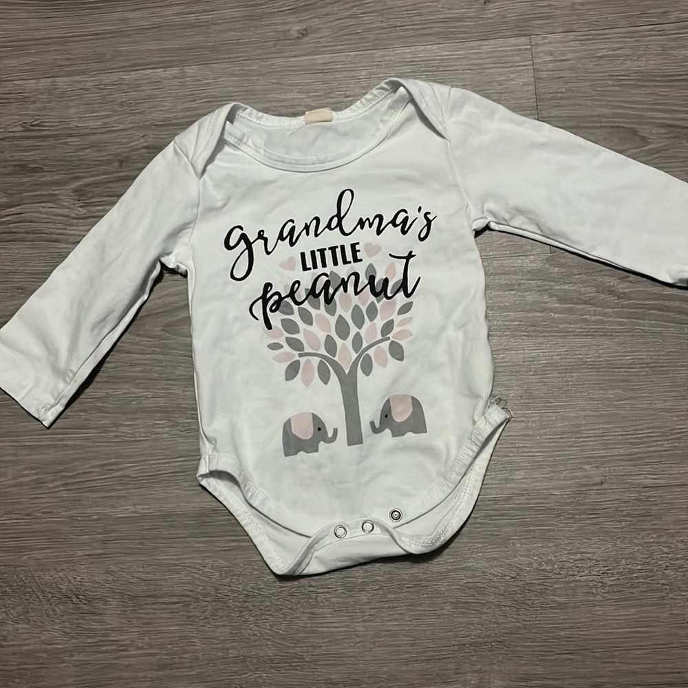 “Grandmas Little Peanut” onesie